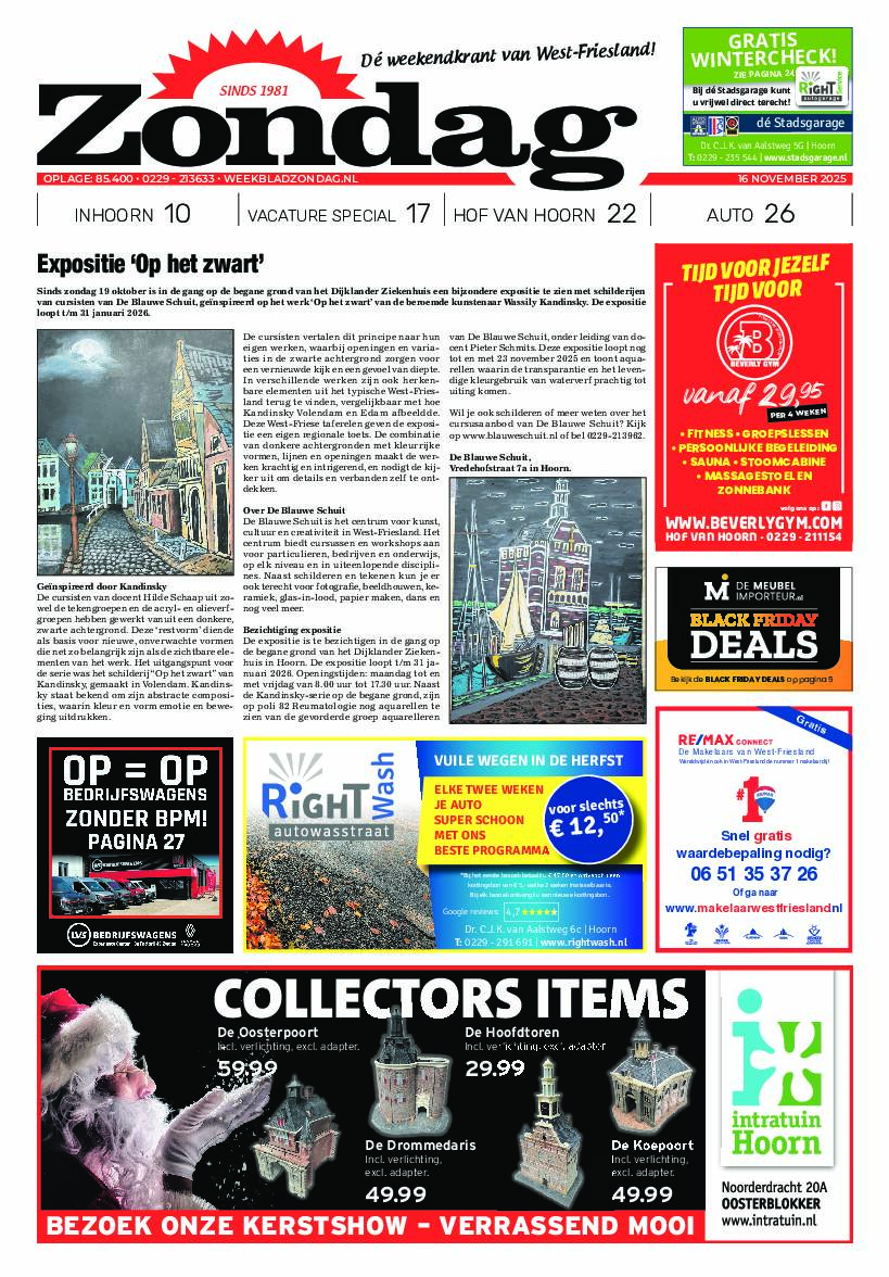 Zondag 16 november 2025